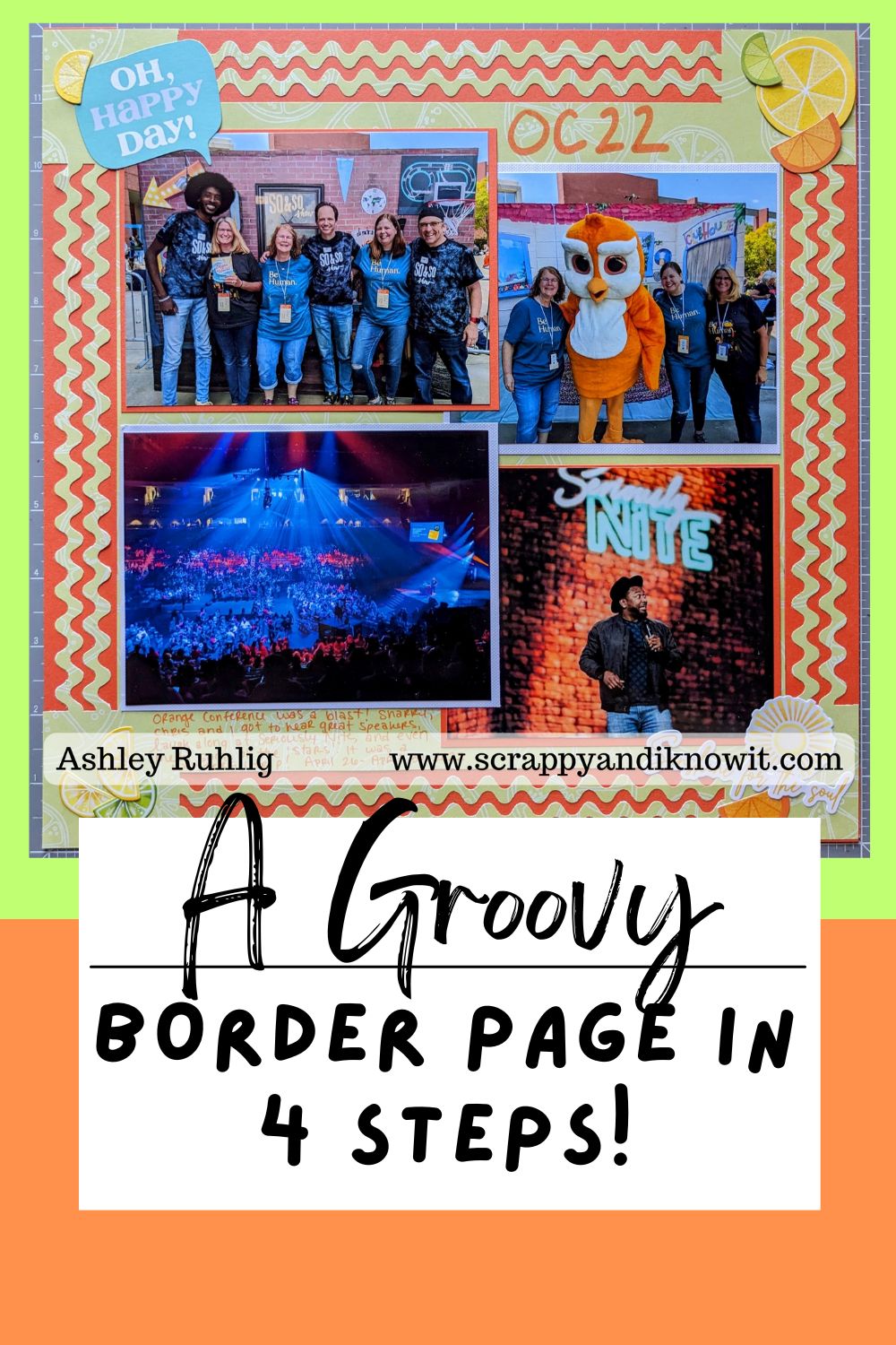 Groovy Border Page in 4 Steps